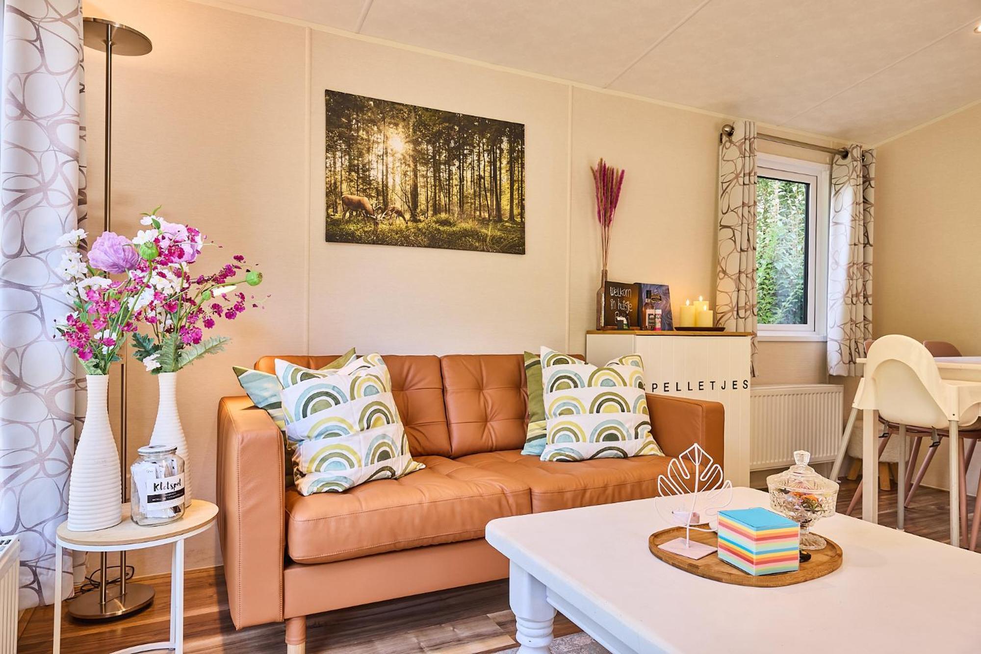 Chalet Huisje Bella Op De Veluwe Max 2 Volwassene Beekbergen Buitenkant foto